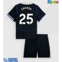 Chelsea Moises Caicedo #25 Rezervni Dres za djecu 2025-26 Kratak Rukav (+ Kratke hlače)